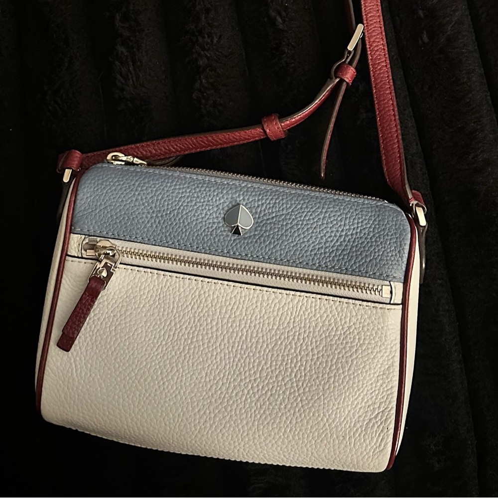 Kate Spade Red and Blue Crossbody Bag